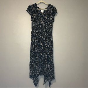 NEVER WORN KNOX ROSE Women’s Floral Black Dress Size L